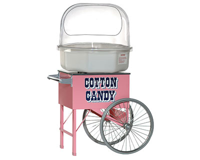a stand alone Cotton Candy machine