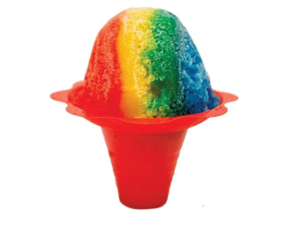 a shaved ice treat