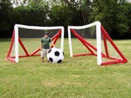 Interactive oversized soccer game